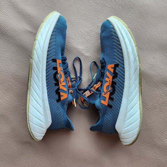 Hoka One One Carbon X 3 Men’s Running Shoes Comfort Lace-Up Blue Black main image 5